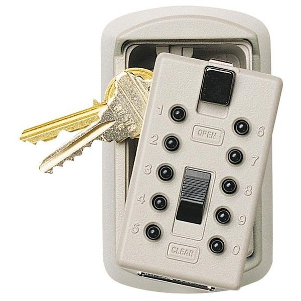 Kidde 00 Key Safe, Combination Lock, Steel, Assorted, 214 in W x 134 in D x 334 in H Dimensions 1004